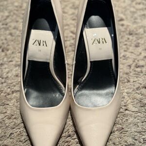 Zara Elegant Cream Heels